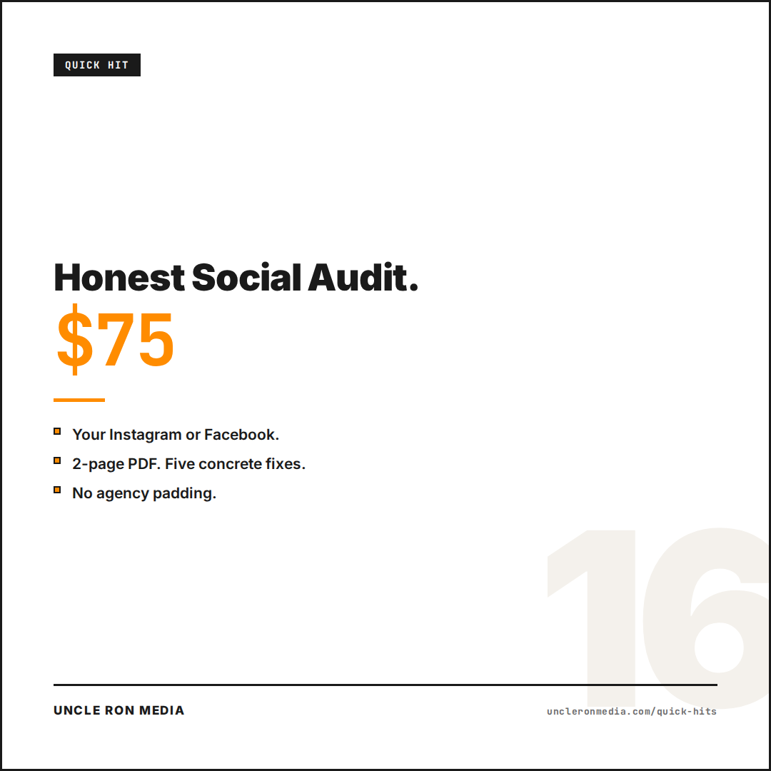 Honest social audit