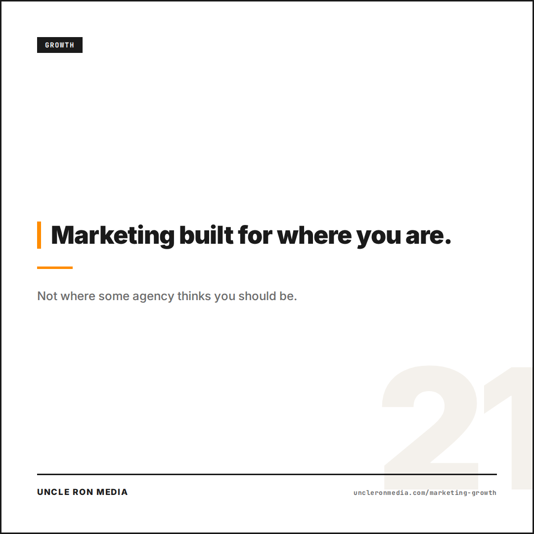 Marketing built for where you are