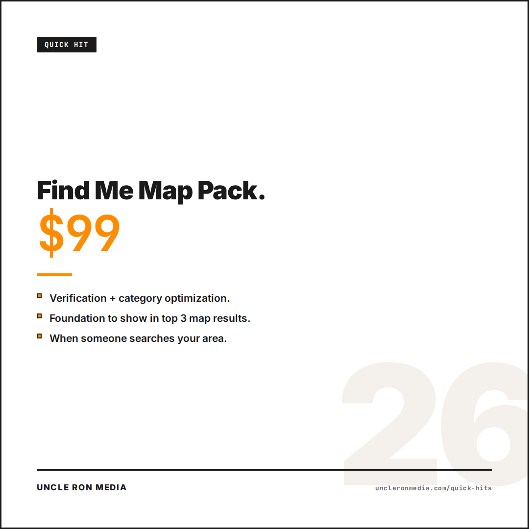 Find Me Map Pack, 99 dollars
