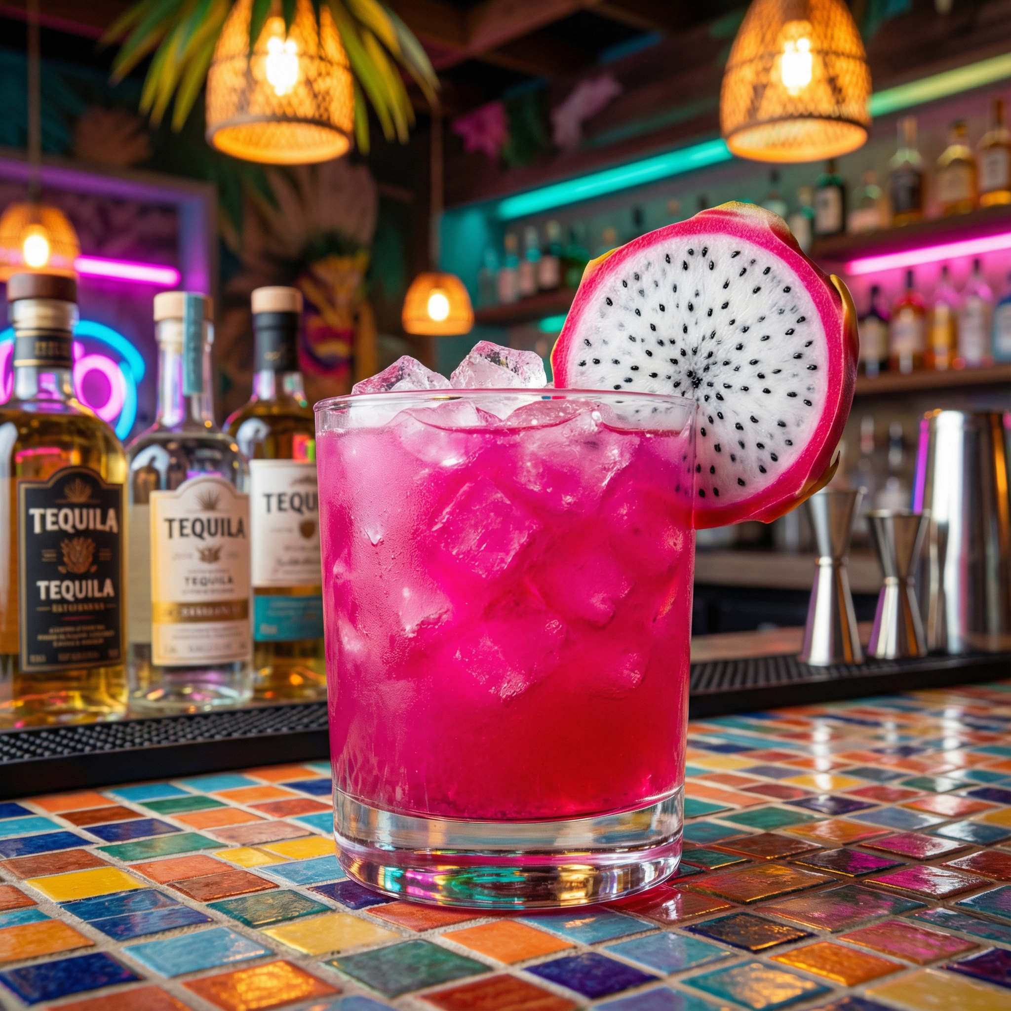 Cocktail — Dragon Fruit Margarita