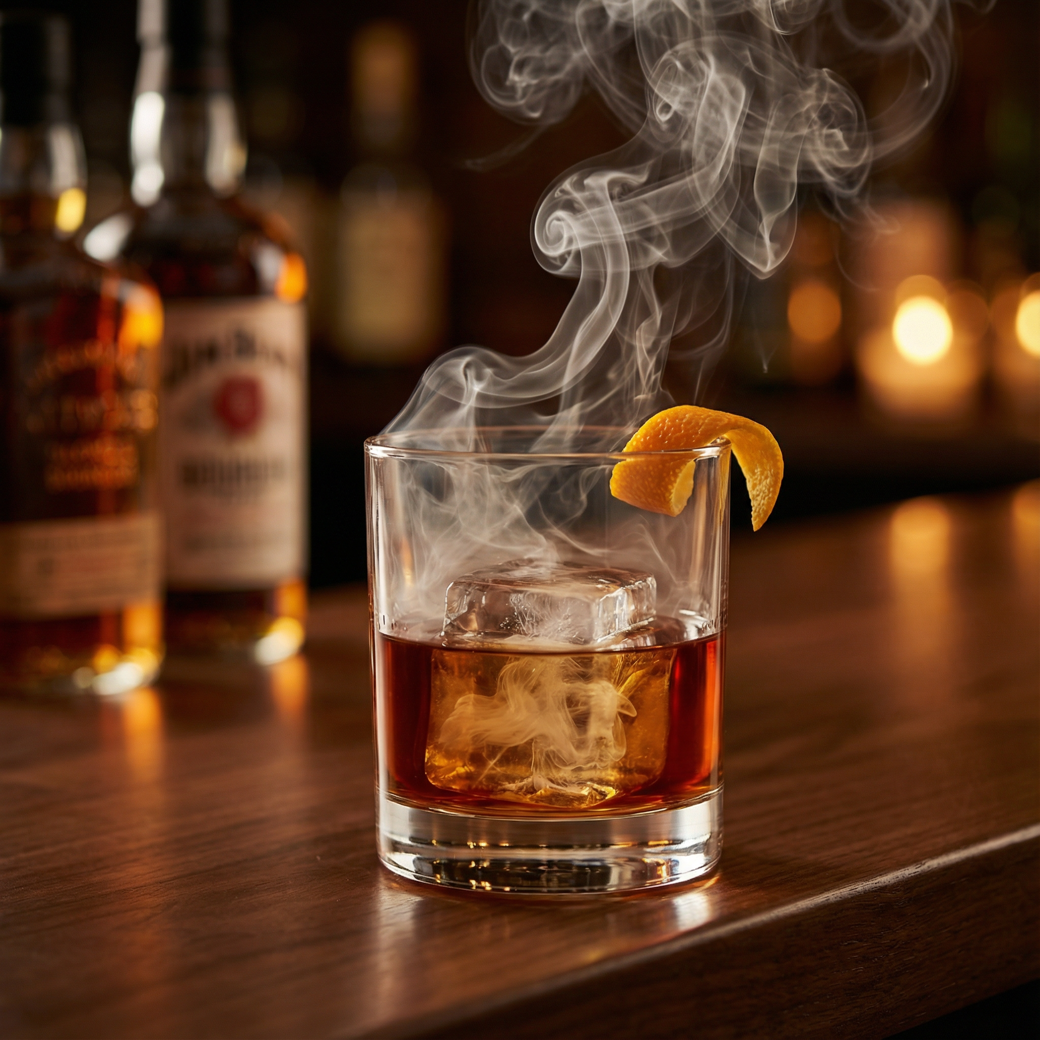 Cocktail — Smoked Maple Old Fashioned